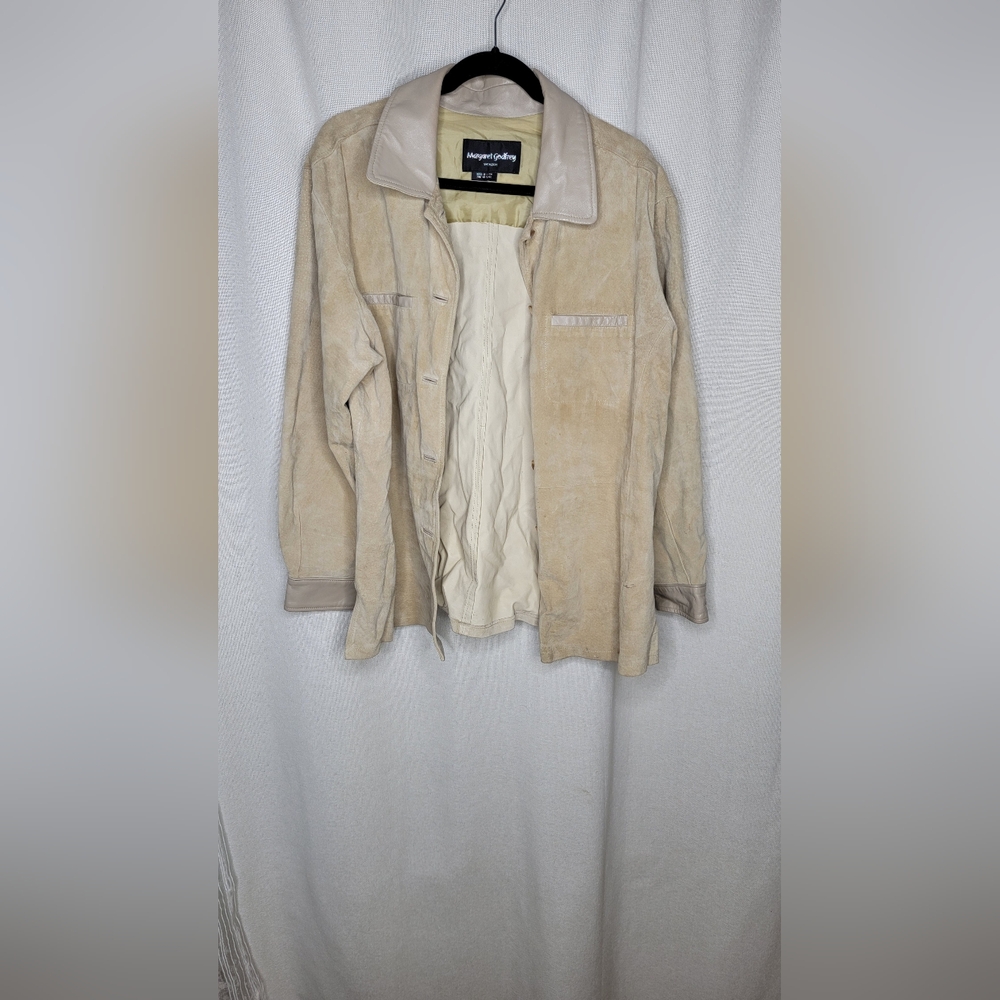 Beige and Cream Long Coat